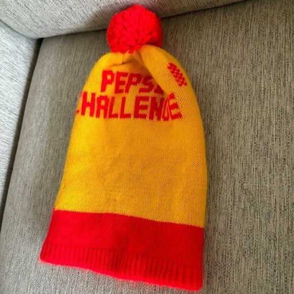 Vintage Pepsi Challenge Red & Orange Stocking Cap - Picture 2 of 5